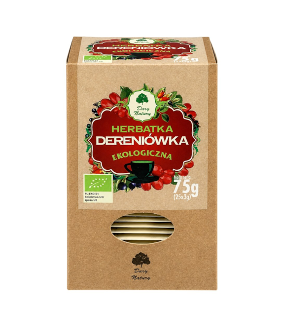 Herbatka Dereniówka fix BIO 25*3g DARY NATURY
