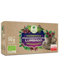 Herbatka Lumbago przeciwreumatyczna fix BIO 25*2g DARY NATURY