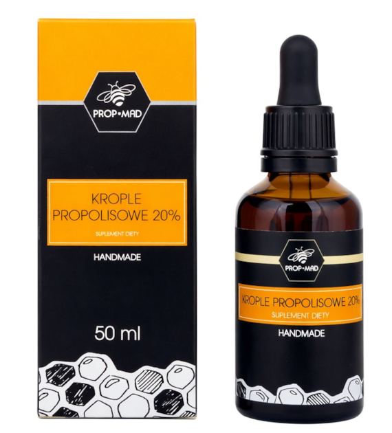 PROP-MAD Krople propolisowe 20% 50ml