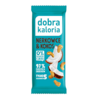 DOBRA KALORIA Baton Nerkowce i kokos 35g  KUBARA