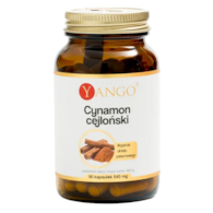 YANGO Cynamon cejloński ekstrakt 10:1 450mg, 90 kaps.