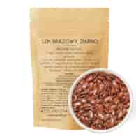 Len brązowy ziarno 500g ZIELARZPOLSKI.PL