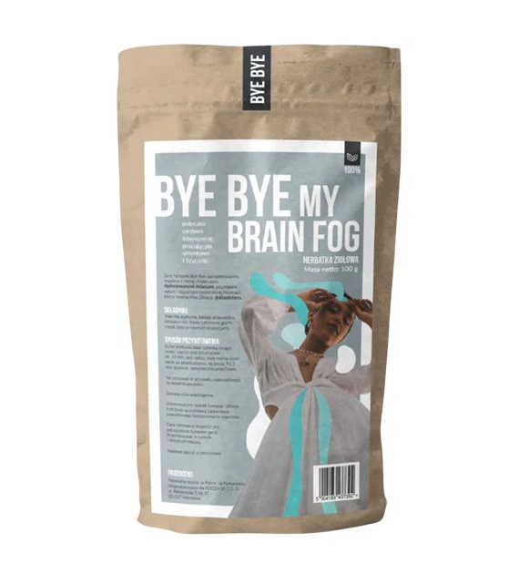 Herbatka BYE BYE my brain fog 100g (pamięc, koncetracja, mgła mózgowa)