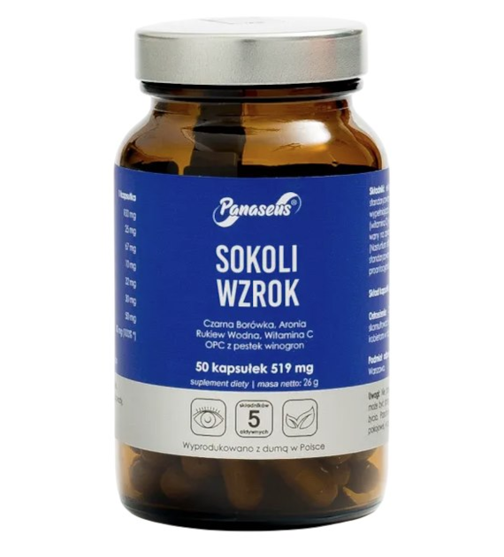 PANASEUS Sokoli wzrok - 50 kaps. YANGO
