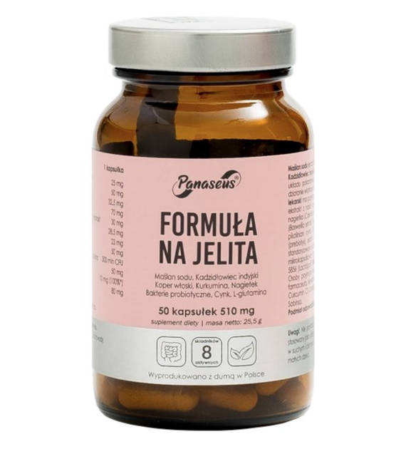 PANASEUS Formuła na Jelita - 50 kaps. YANGO