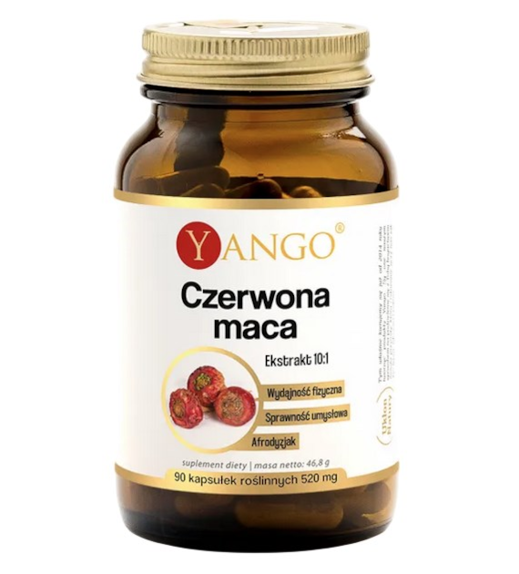 YANGO Czerwona maca - ekstrakt 10:1 90 kaps.