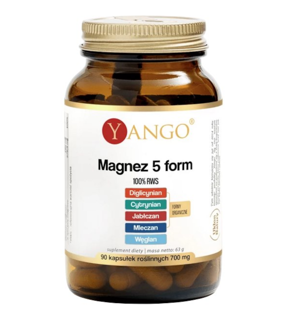 YANGO Magnez 5 form - 90 kaps.