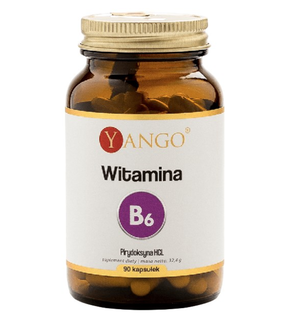 YANGO Witamina B6 6mg, 90 kaps.