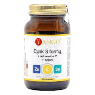 YANGO Cynk 3 formy + wit. C + selen 90 kaps.