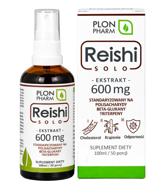 Reishi Solo ekstrakt w płynie 100ml PLON PHARM