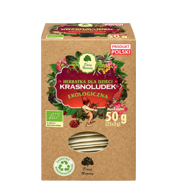 Herbatka Krasnoludek dla dzieci fix BIO 25*2g DARY NATURY