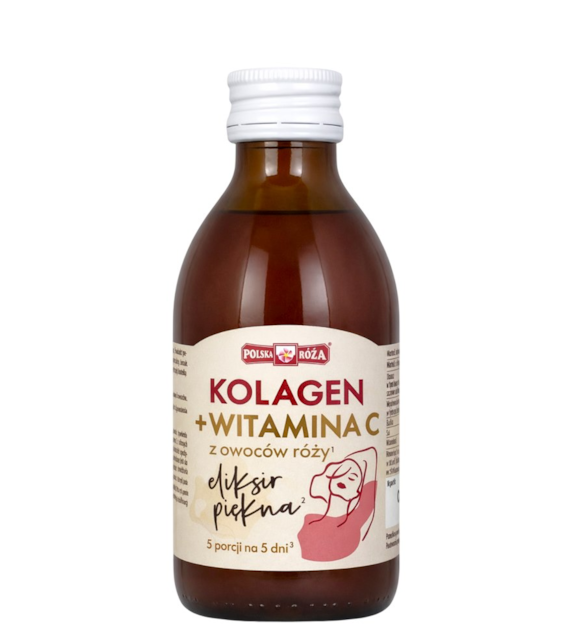 Eliksir piękna kolagen + witamina C napój 250ml POLSKA RÓŻA