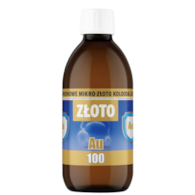 Mikro-Złoto koloidalne Au100 10ppm 300ml PRO AKTIV