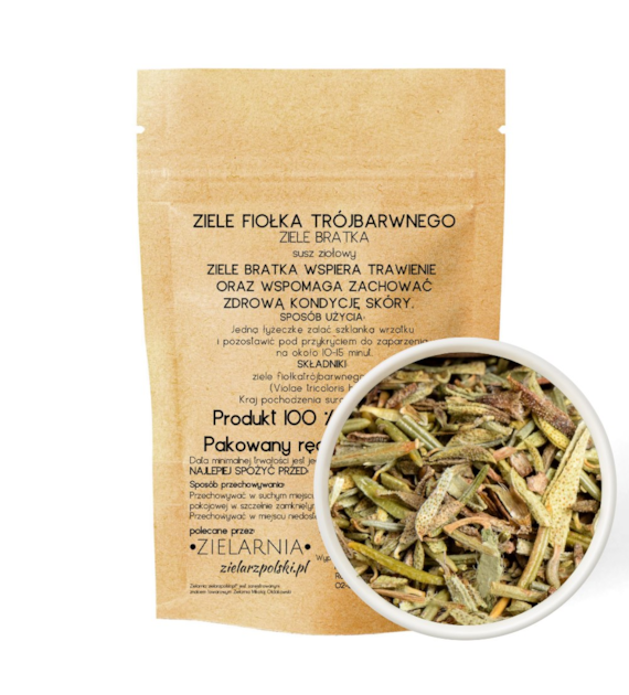 Fiołek trójbarwny ziele 50g ZIELARZPOLSKI.PL