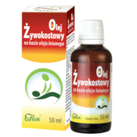 Olej żywokostowy na bazie oleju lnianego 50ml FLOS
