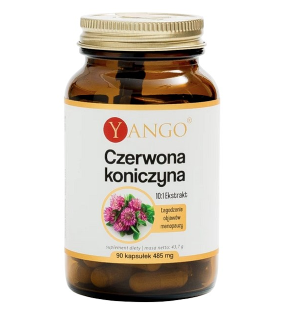 YANGO Czerwona koniczyna - ekstrakt 10:1  395mg, 90 kaps.