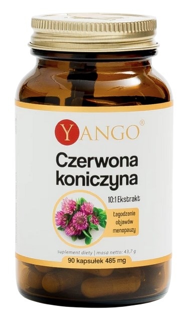 YANGO Czerwona koniczyna - ekstrakt 10:1  395mg, 90 kaps.
