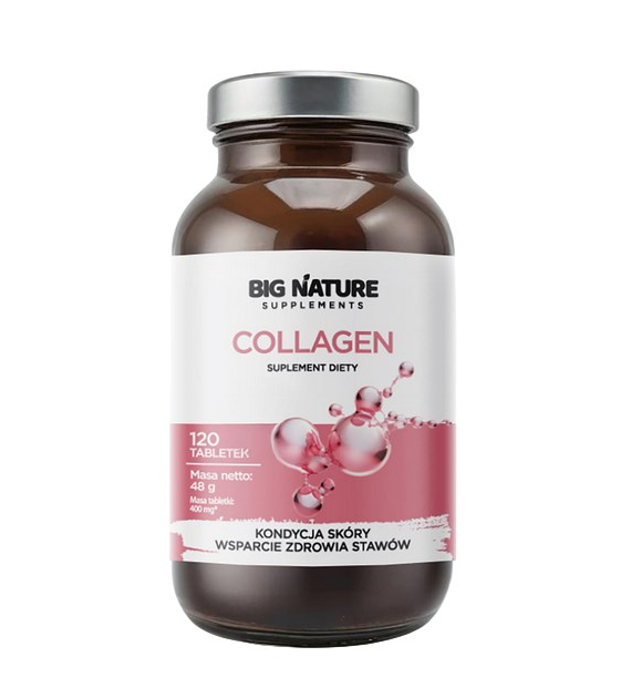 BIG NATURE Tabletki Collagen 400mg, 120 tabl.