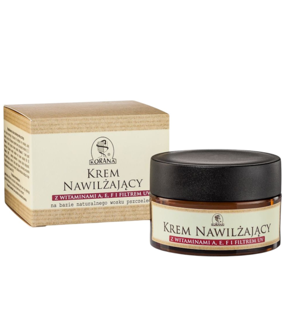 KORANA krem nawilżający z wit. A, E, F  i filtrem UV 50ml