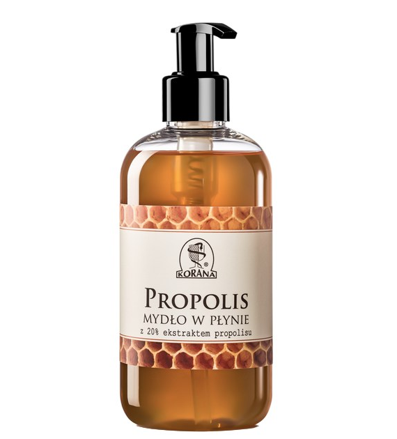 KORANA mydło antybakteryjne propolisowe w płynie z 20% ekstraktem z propolisu 300ml
