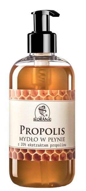 KORANA mydło antybakteryjne propolisowe w płynie z 20% ekstraktem z propolisu 300ml