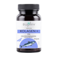 Kolagen rybi + witamina C 100 kaps. SUPLIIV
