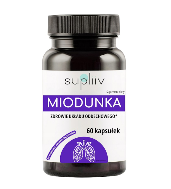 Miodunka ekstrakt 10:1 400mg, 60kaps. SUPLIIV
