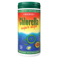 Chlorella algi prasowane 1200tabl. (broken cell wall) MERIDIAN