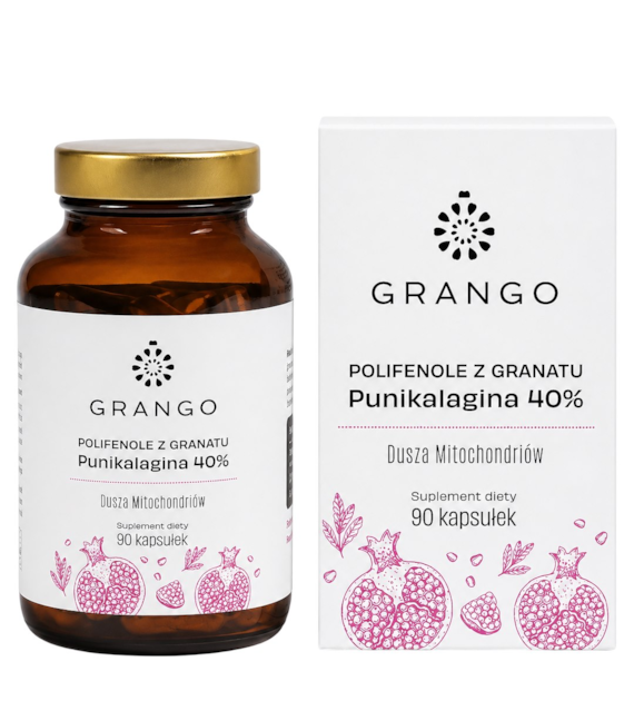 GRANGO Polifenole z granatu punikalagina 40% 90 kaps.