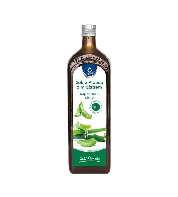 OLEOFARM Aloes sok z miąższem 1l