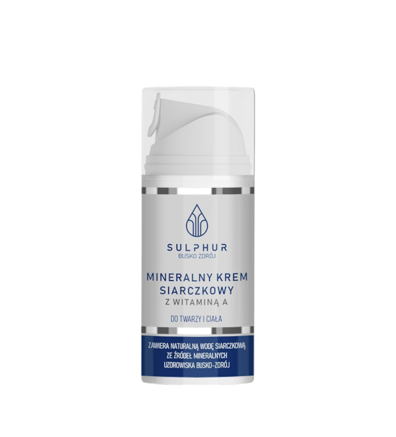 Mineralny krem siarczkowy z witaminą A 100ml SULPHUR