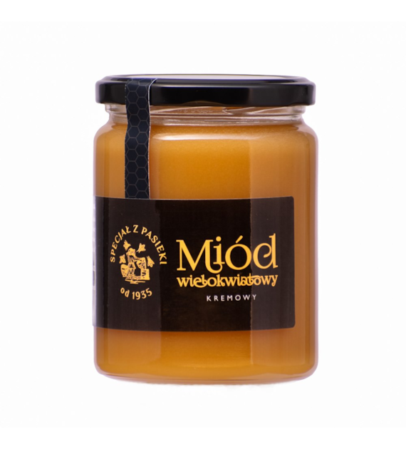 Miód kremowy wielokwiatowy 650g SPECJAŁ Z PASIEKI
