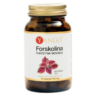 YANGO Forskolina Pokrzywa indyjska ekstrakt 10:1 370mg, 90 kaps.