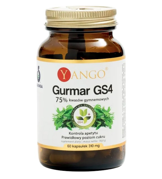 YANGO Gurmar GS4 ekstrakt 220mg, 60 kaps.