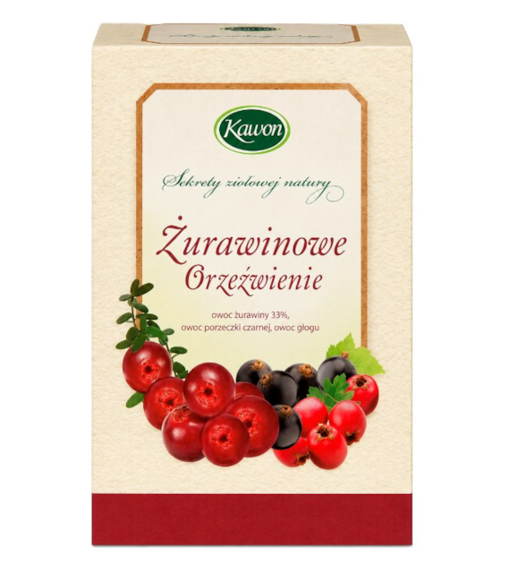 Herbatka Żurawinowe Orzeźwienie fix 20*3g KAWON