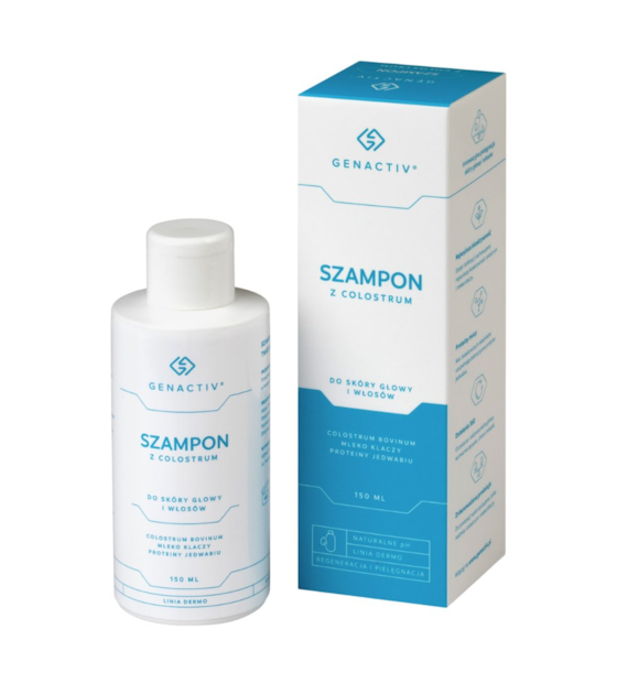 GENACTIV Szampon z Colostrum do skóry głowy i włosów 150ml