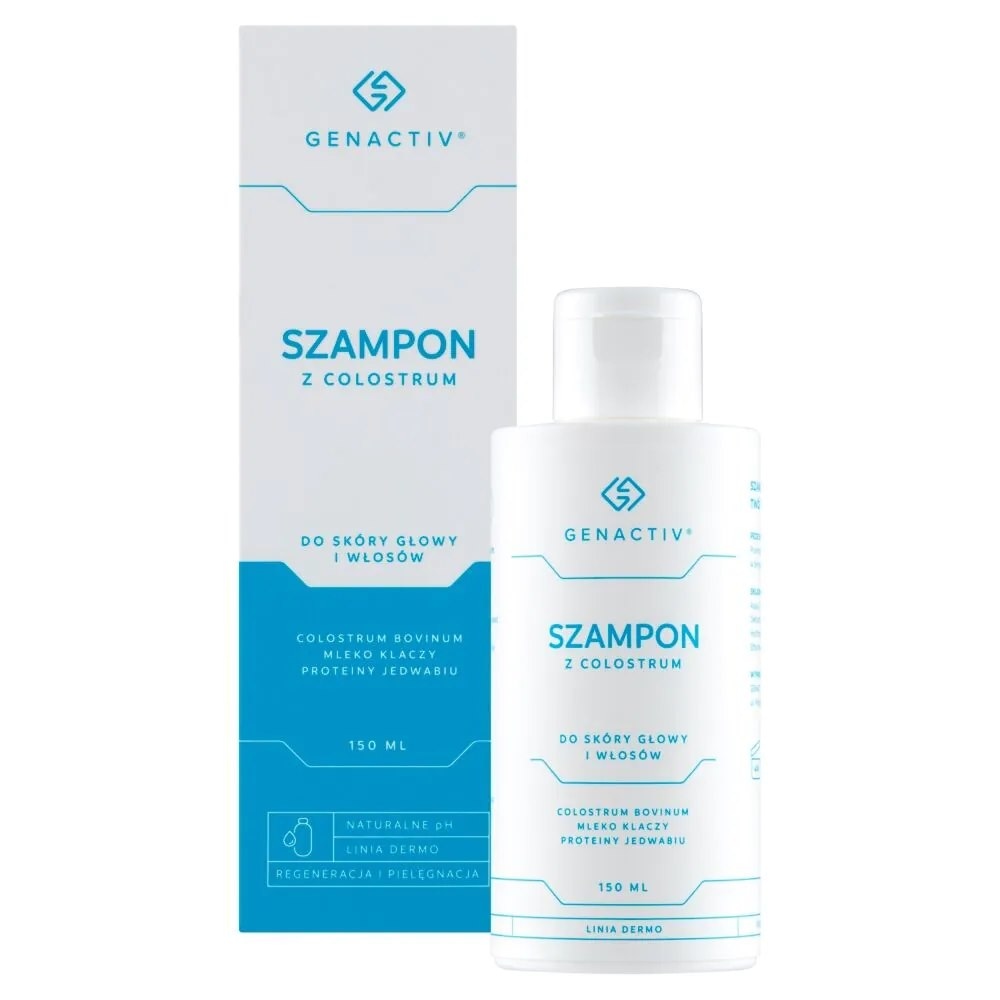 GENACTIV Szampon z Colostrum do skóry głowy i włosów 150ml