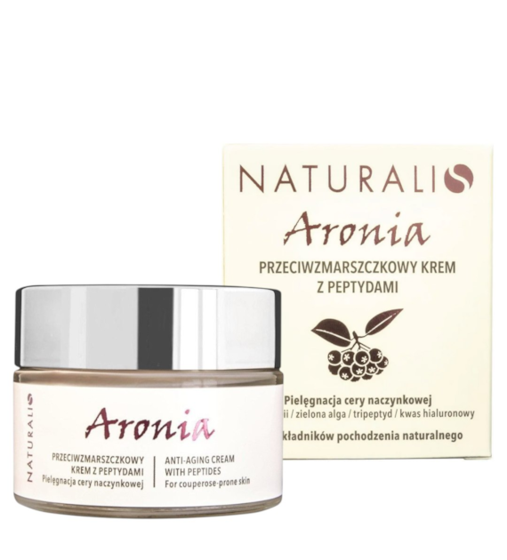 ARONIA Krem przeciwzmarszczkowy z peptydami 50ml NATURALIS