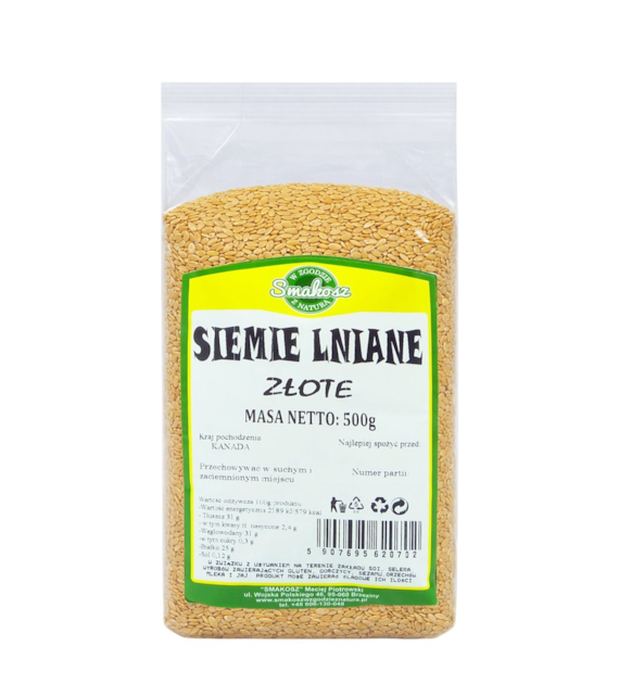 SMAKOSZ Siemię lniane złote 500g