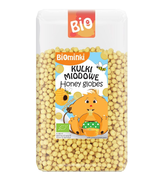 BIOMINKI Kulki miodowe BIO 300g