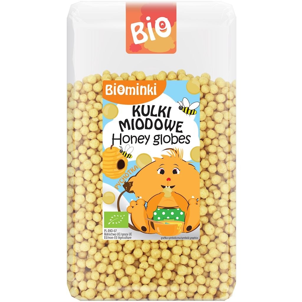 BIOMINKI Kulki miodowe BIO 300g