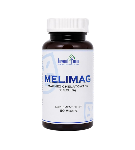 MELIMAG magnez chelatowany z melisą, 60 vcaps. INVENT FARM