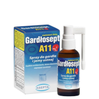 ASEPTA Gardłosept A11 10ml - spray do gardła i jamy ustnej