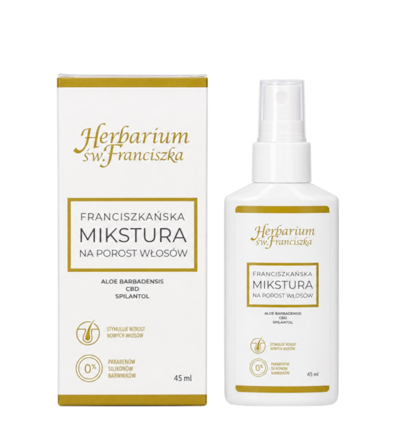 HERBARIUM ŚW. FRANCISZKA Mikstura na porost włosów 45ml MELALEUCA