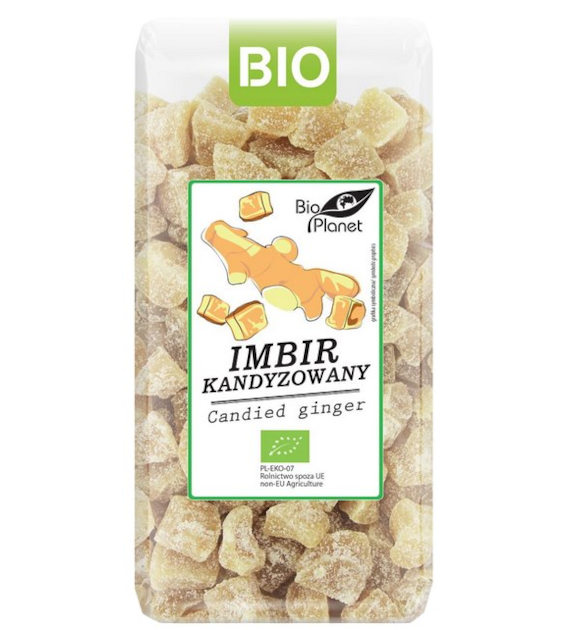 BIO PLANET Imbir kandyzowany BIO 400g