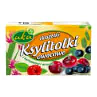 Ksylitolki drażetki pudrowe owocowe 40g b/c AKA