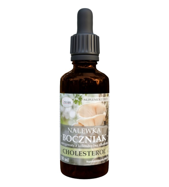 Nalewka boczniak ostrygowaty z kolendrą - cholesterol 50ml MIR-LEK