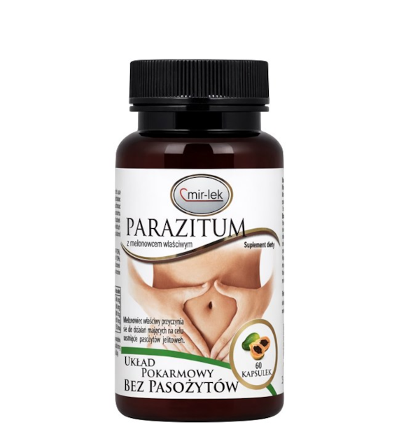 Parazitum PLUS z melonowcem właściwym 60kaps. MIR-LEK