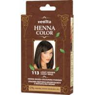 VENITA henna proszek nr 113 jasny brąz 25g - ziołowa odżywka koloryzująca