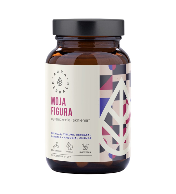 AURA HERBALS Moja Figura - ograniczenie łaknienia 60 veg. kaps.